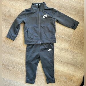 Nike Kids' Charcoal Tracksuit Set - 18M